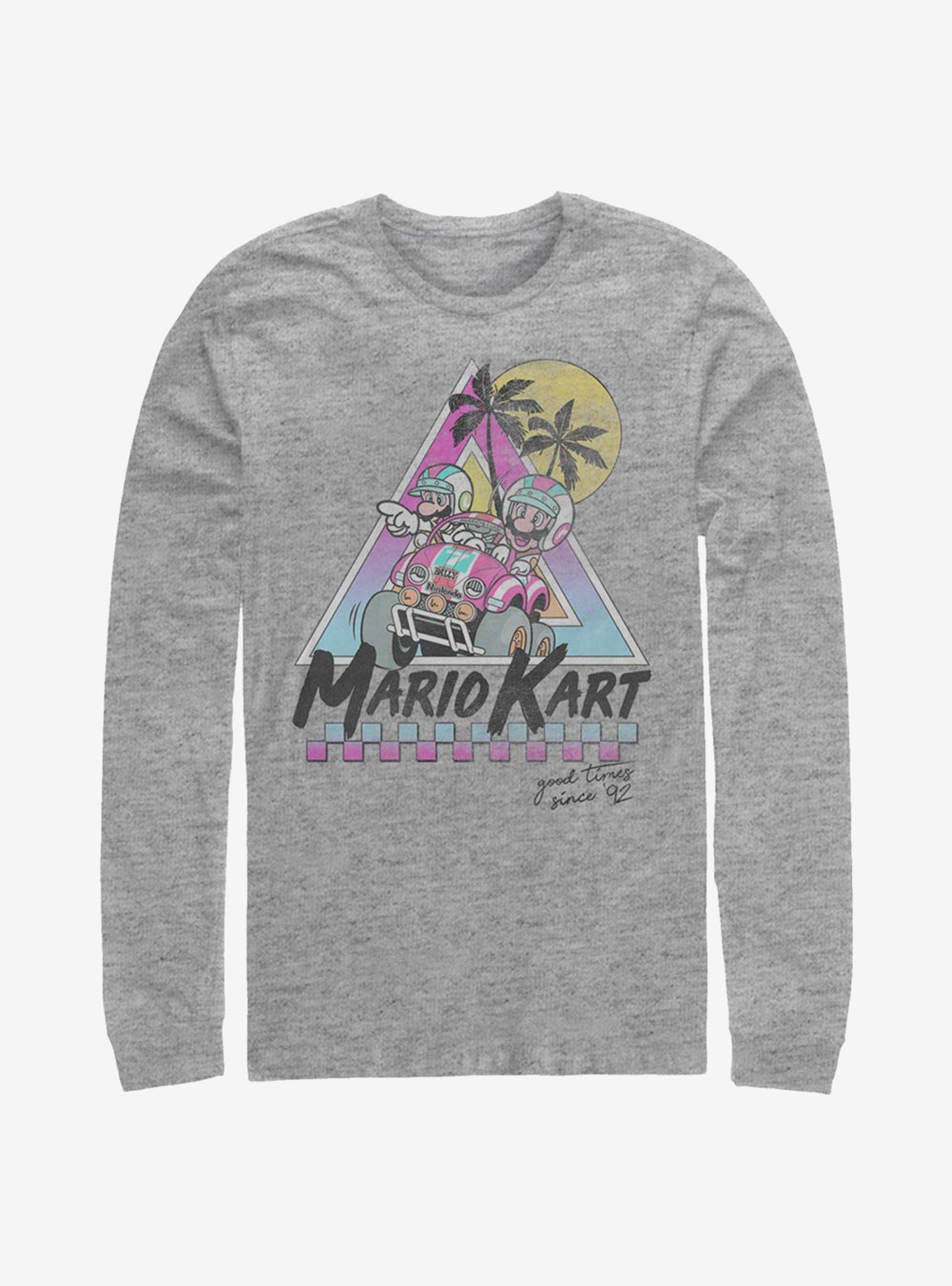 Super Mario Beach Race Long-Sleeve T-Shirt, , hi-res