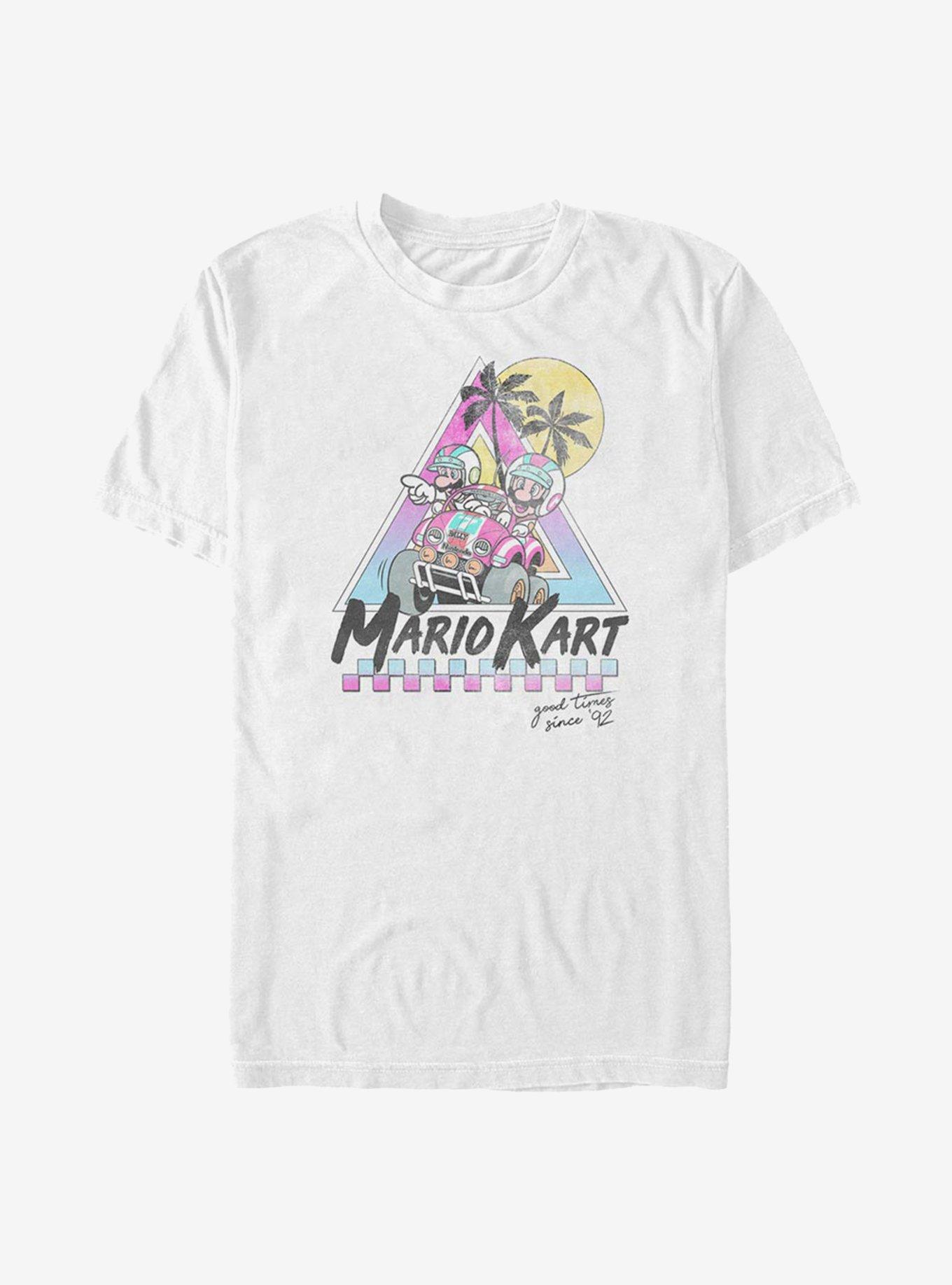Super Mario Beach Race T-Shirt, WHITE, hi-res
