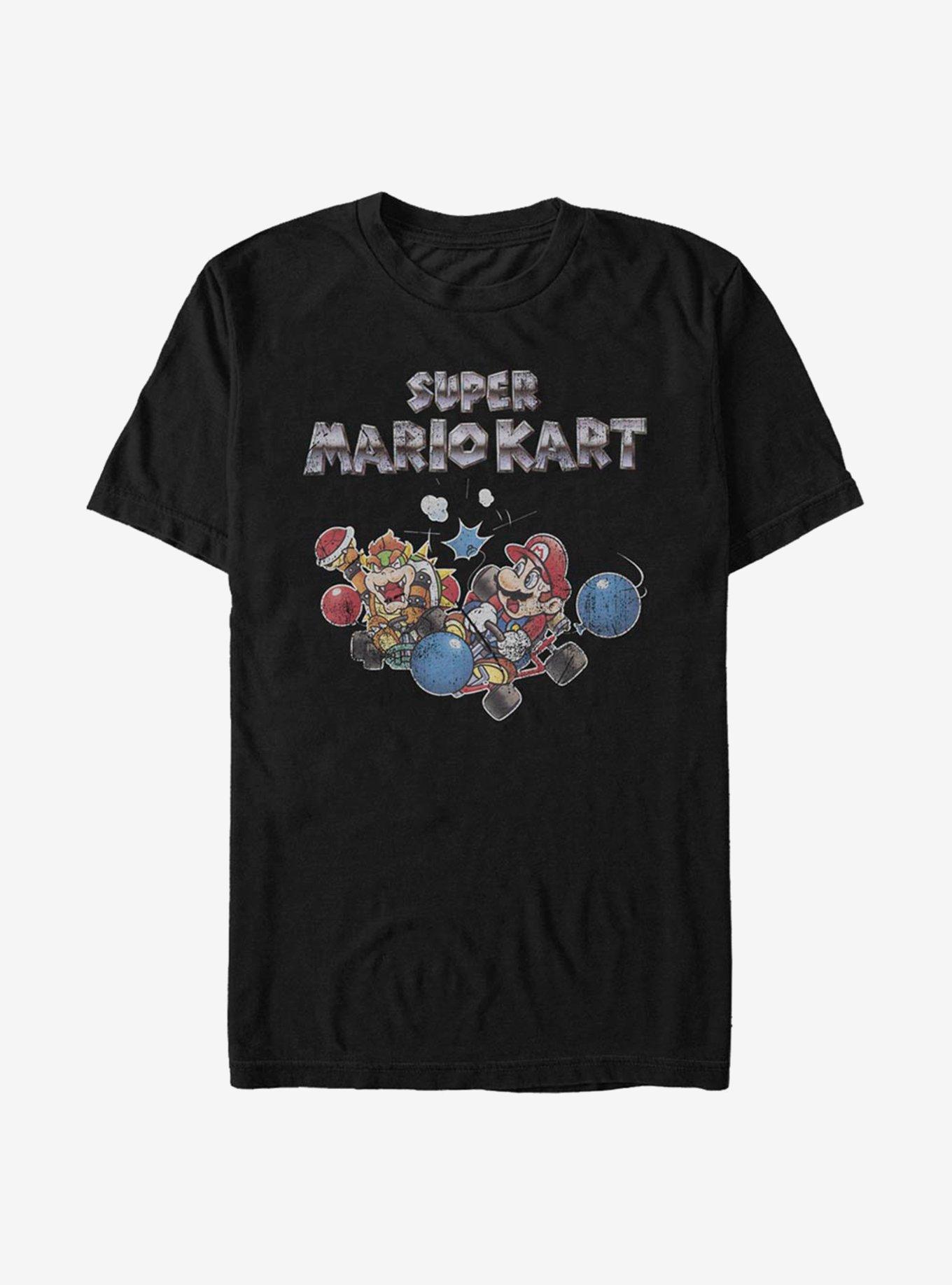 Super Mario Kart Battle T-Shirt, BLACK, hi-res