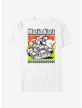 Super Mario Turn And Burn T-Shirt, WHITE, hi-res
