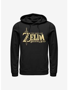 The Legend Of Zelda Breath Of The Wild Logo Hoodie, , hi-res