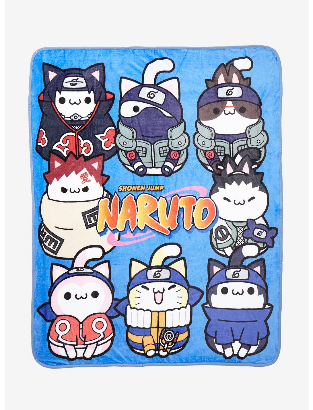 Naruto Shippuden Nyaruto Cat Throw Blanket, , hi-res