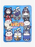 Naruto Shippuden Nyaruto Cat Throw Blanket, , hi-res