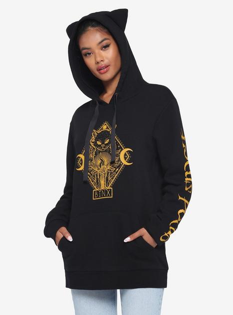 Disney Hocus Pocus Binx Girls Hoodie | Hot Topic