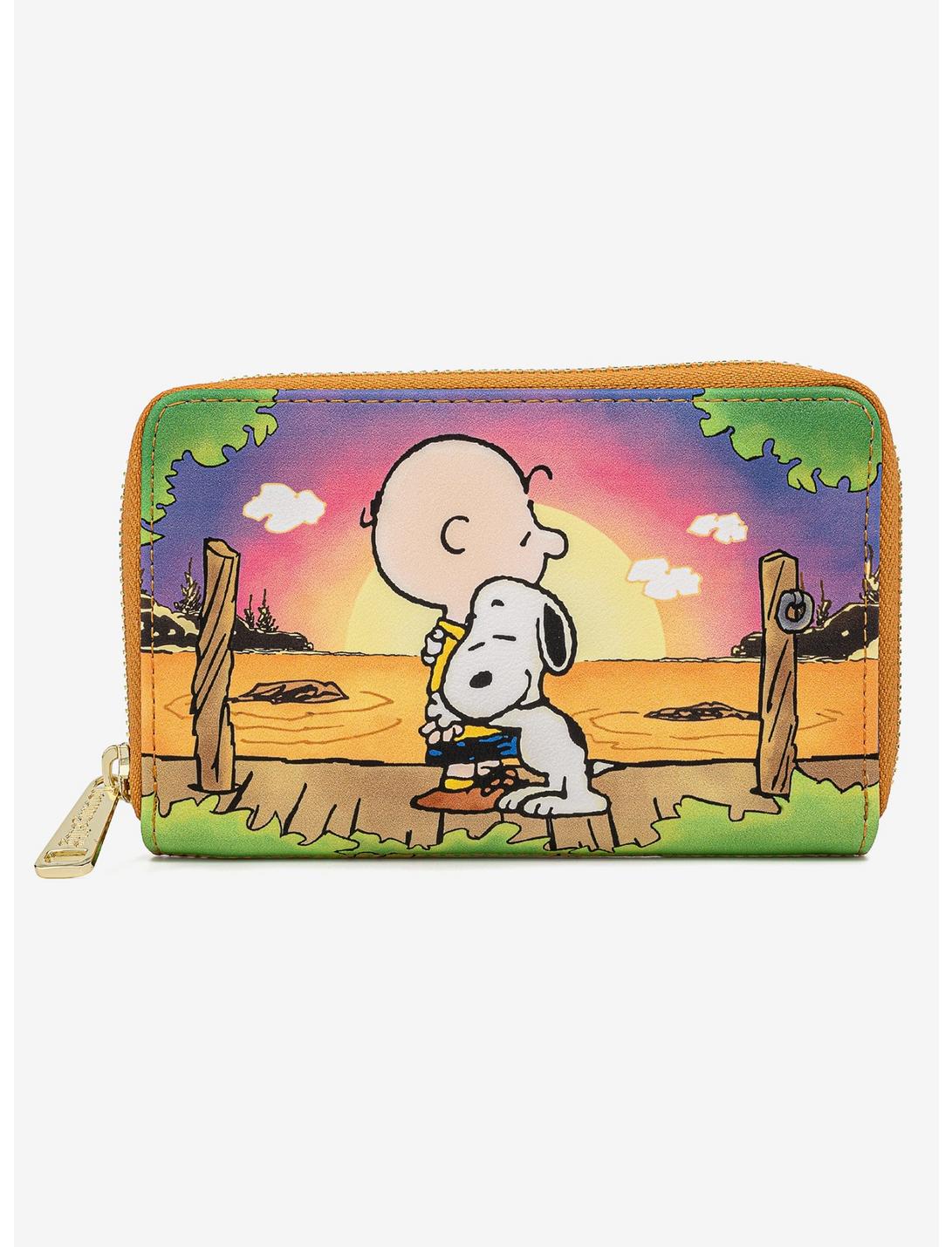 Loungefly Peanuts Sunset Friendship Zip Wallet, , hi-res