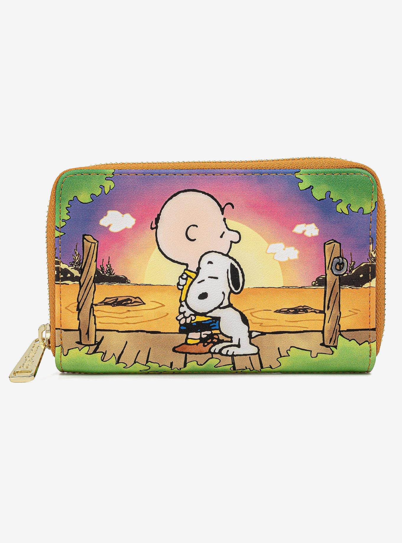 Loungefly Peanuts Sunset Friendship Zip Wallet, , hi-res