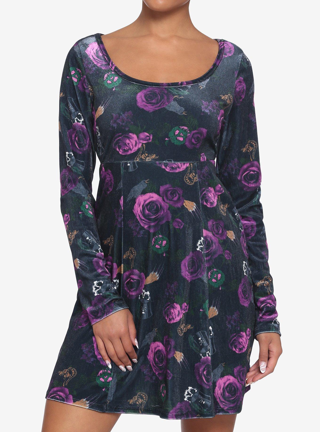 Disney Villains Floral Icons Dress, MULTI, hi-res