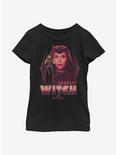 Marvel WandaVision Wanda The Scarlet Witch Youth Girls T-Shirt, BLACK, hi-res