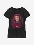 Marvel WandaVision Scarlet Witch Youth Girls T-Shirt, BLACK, hi-res
