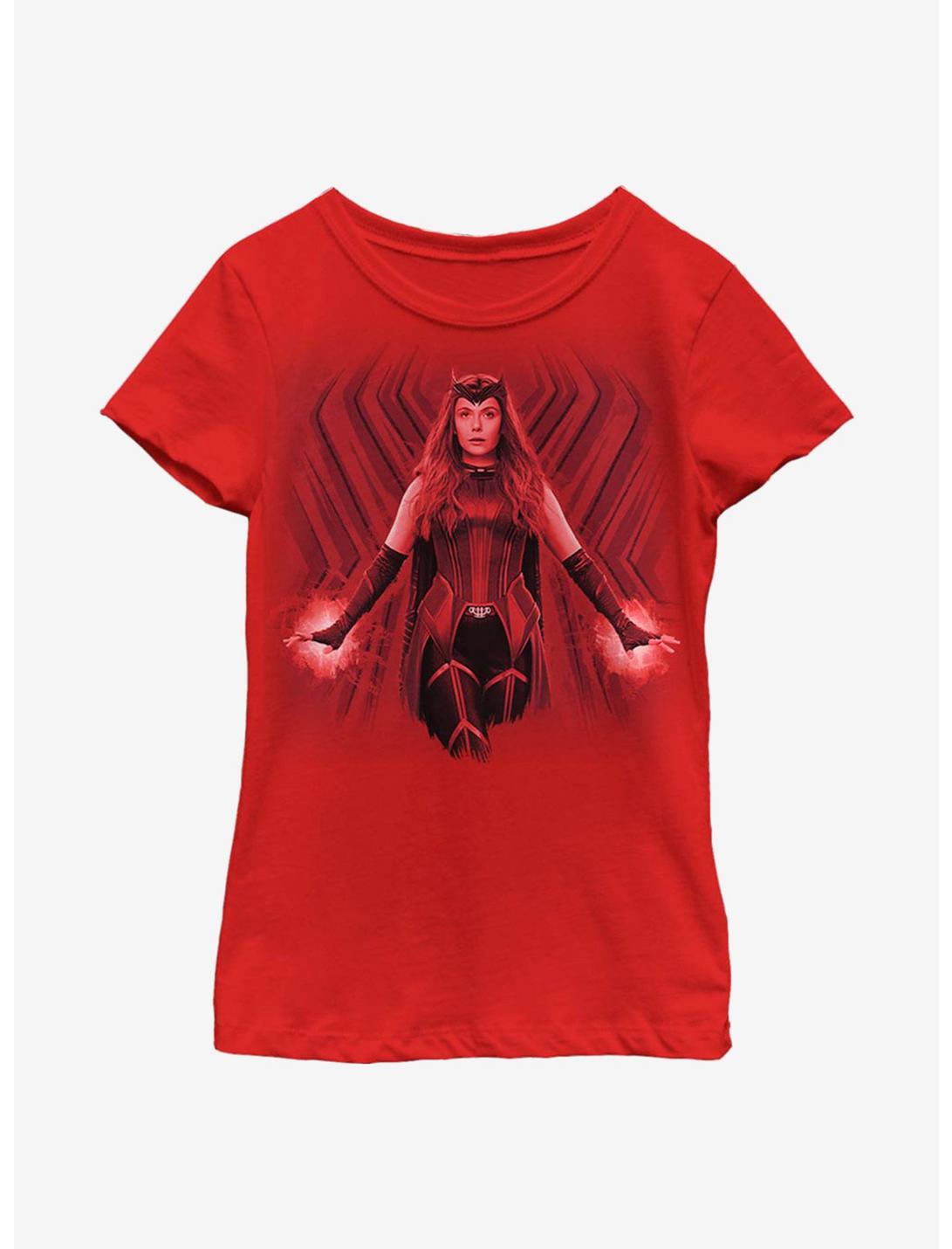 Marvel WandaVision The Scarlet Witch Youth Girls T-Shirt, BLACK, hi-res