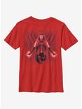 Marvel WandaVision The Scarlet Witch Youth T-Shirt, BLACK, hi-res
