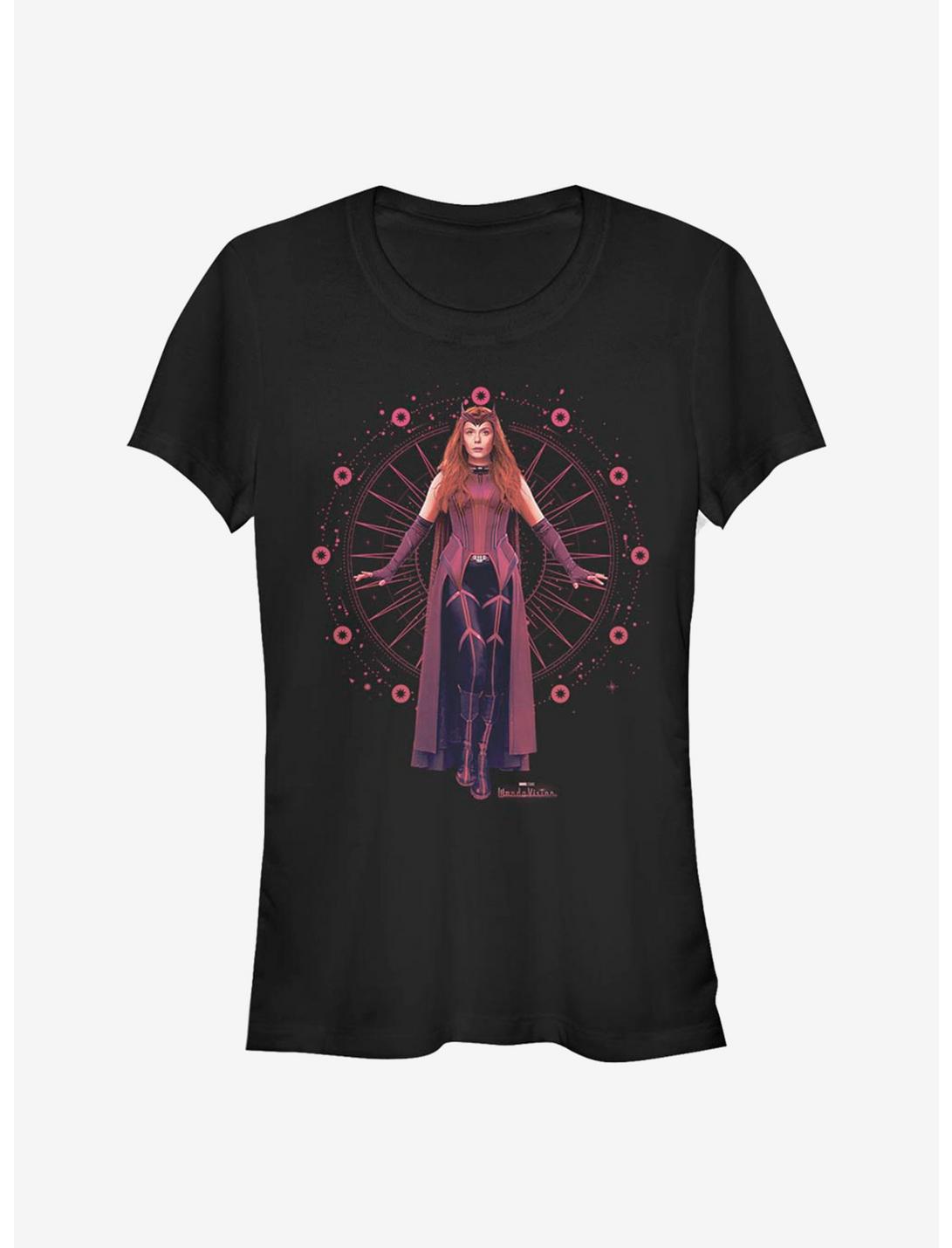 Marvel WandaVision The Scarlet Witch Wanda Girls T-Shirt, BLACK, hi-res