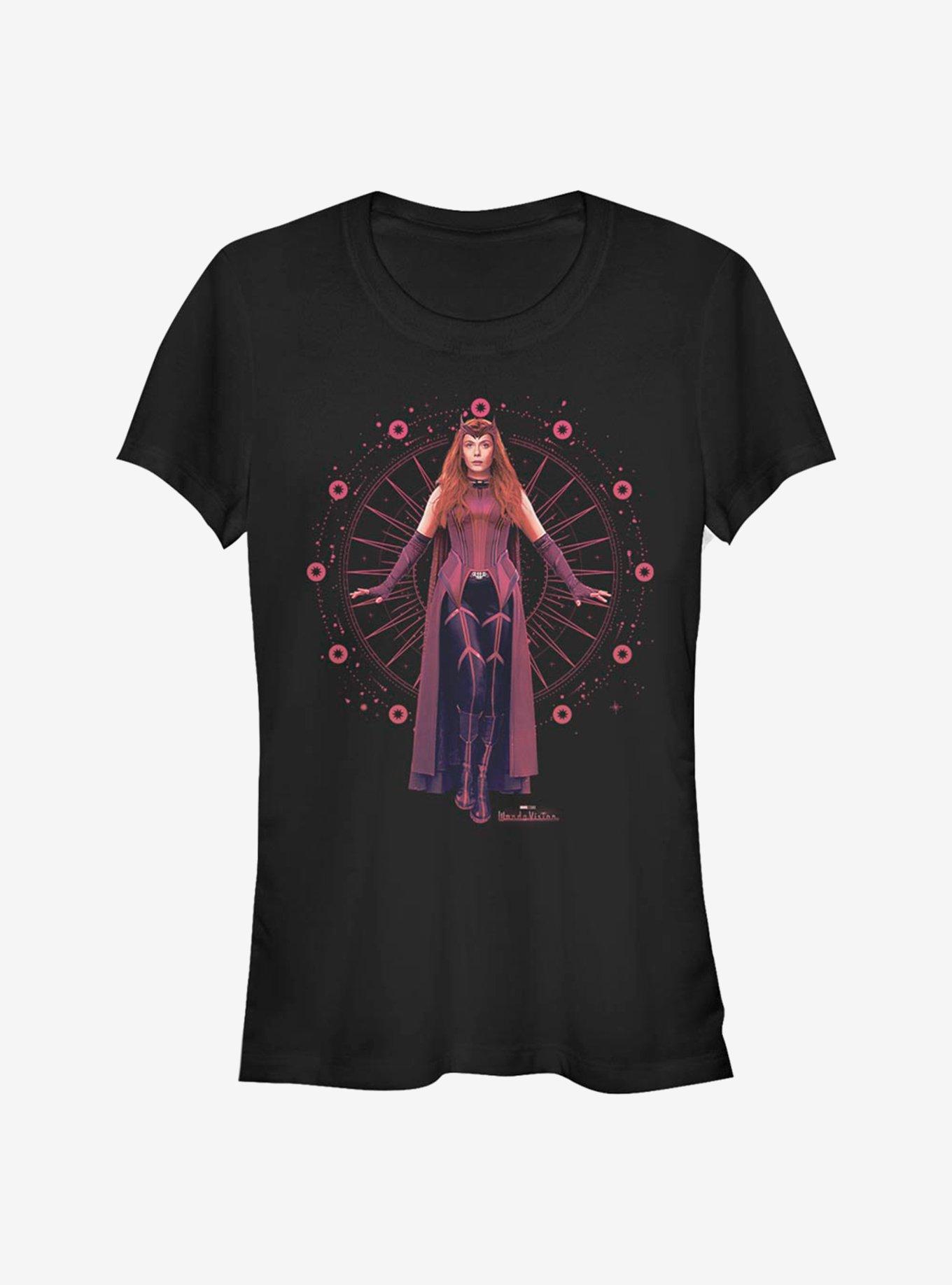 Marvel WandaVision The Scarlet Witch Wanda Girls T-Shirt, BLACK, hi-res