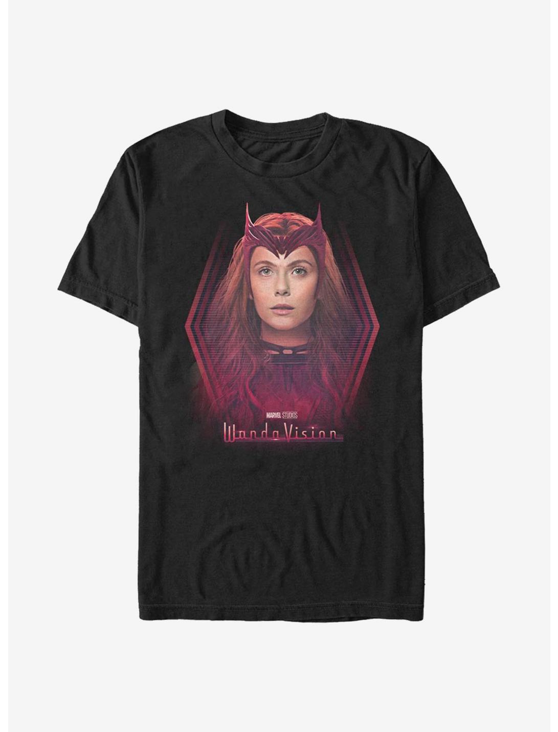 Plus Size Marvel WandaVision The Scarlet Witch T-Shirt, BLACK, hi-res