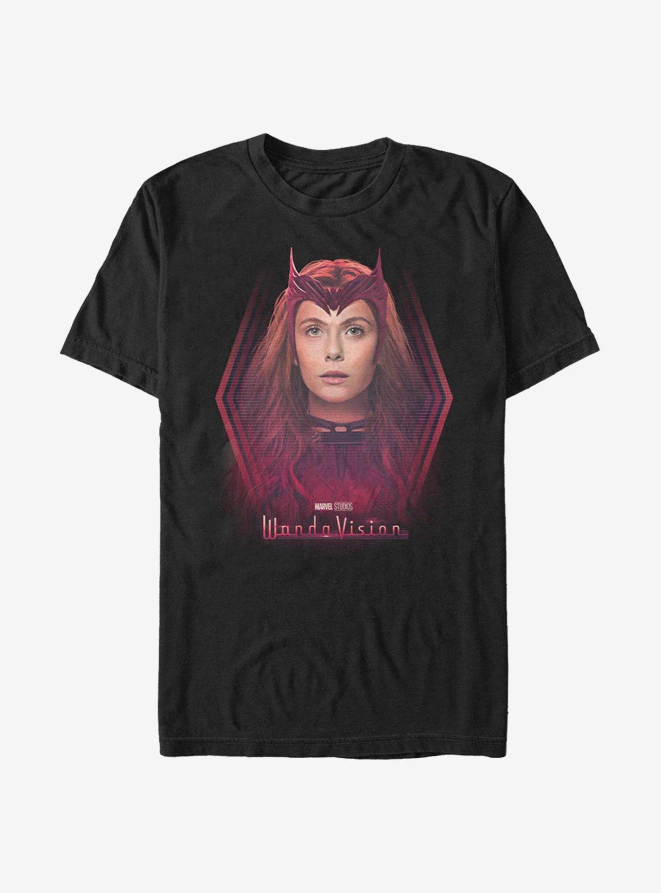 Marvel WandaVision The Scarlet Witch T-Shirt, BLACK, hi-res