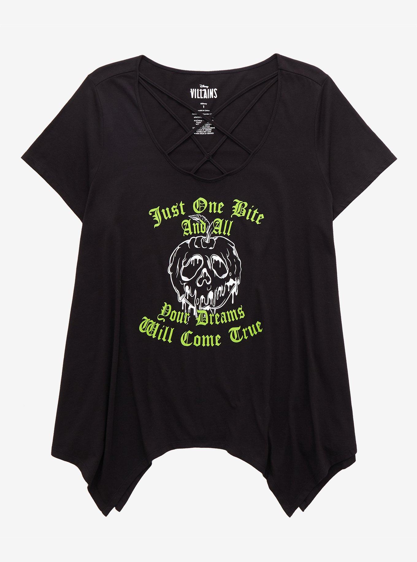 Disney Villains Poison Apple Strappy T-Shirt Plus Size, MULTI, hi-res