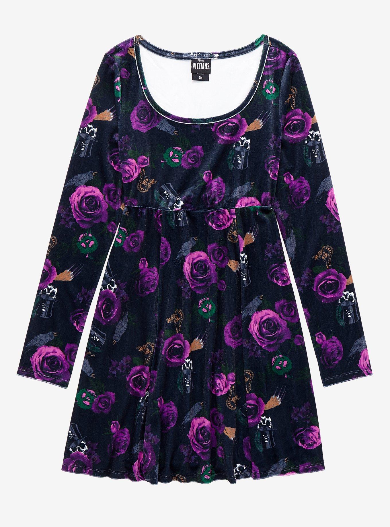 Disney Villains Floral Icons Dress, MULTI, hi-res