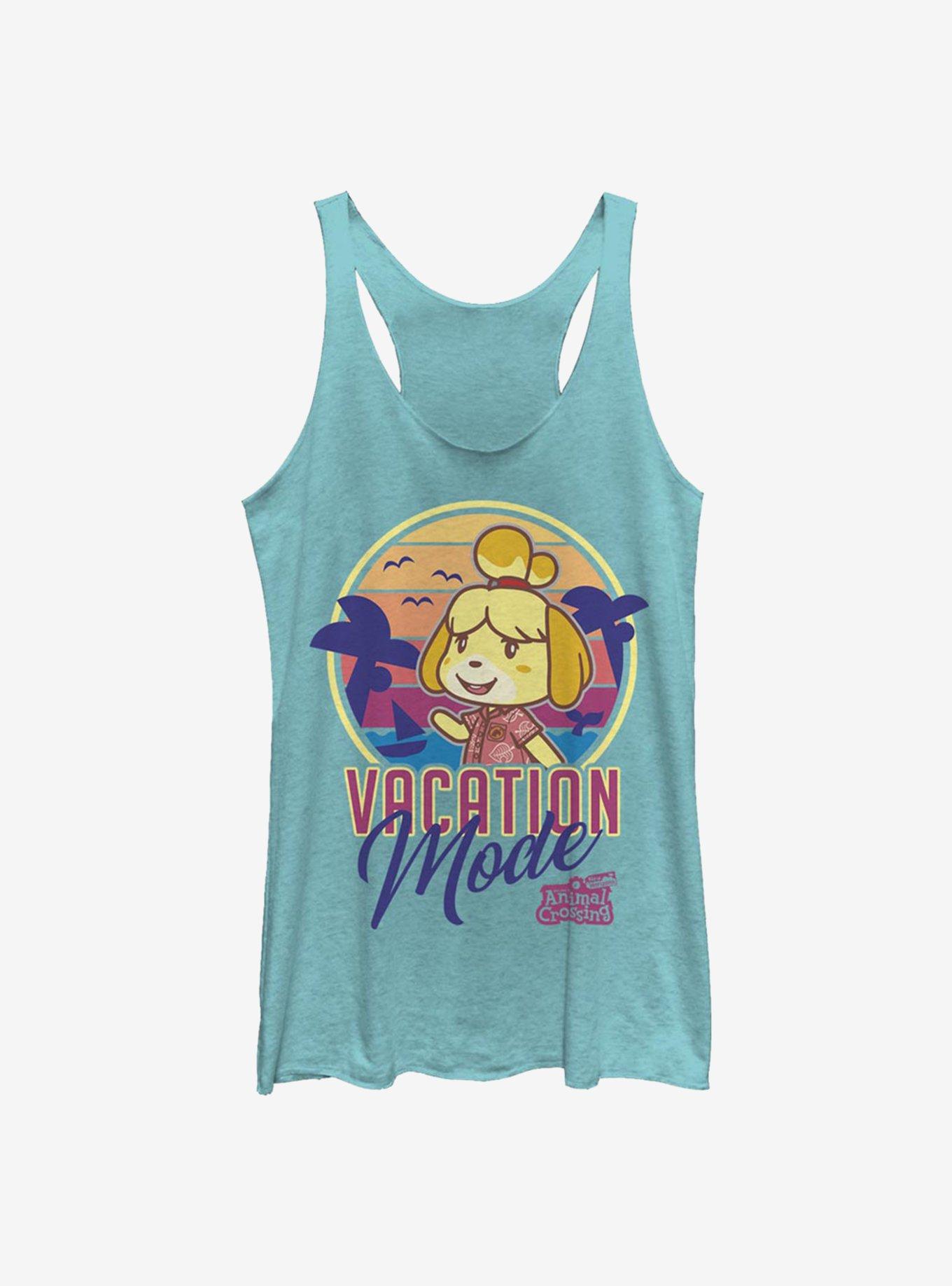 Animal Crossing Vacation Mode Girls Tank, TAHI BLUE, hi-res