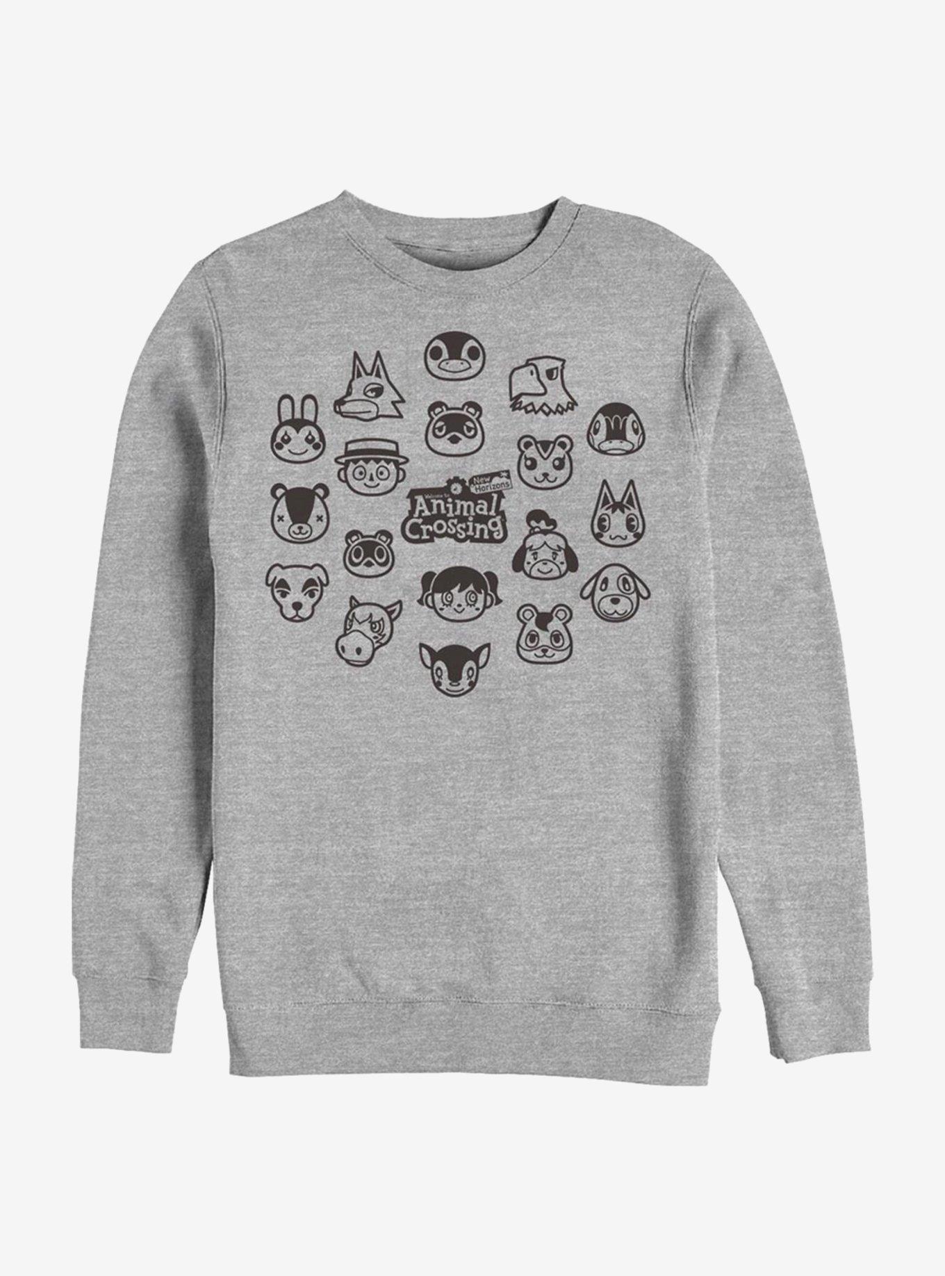 Animal Crossing New Horizons Group Crew Sweatshirt, , hi-res