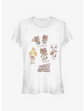 Animal Crossing Character Textbook Girls T-Shirt, , hi-res