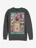 Animal Crossing New Horizons Box Up Crew Sweatshirt, CHAR HTR, hi-res