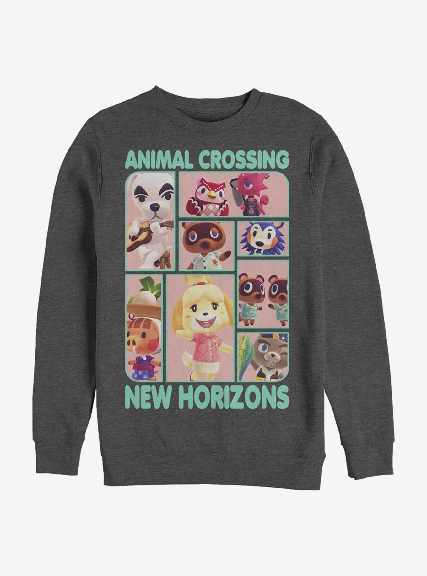 Animal Crossing New Horizons Box Up Crew Sweatshirt, , hi-res