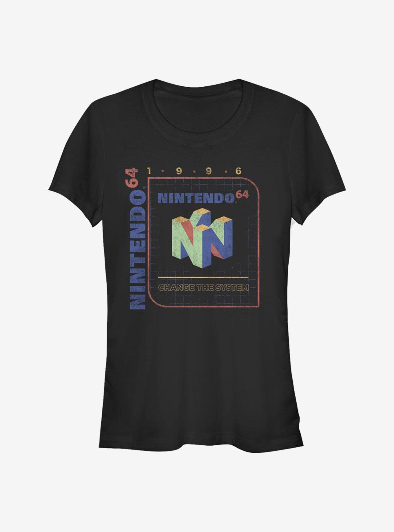 Nintendo Project Reality Girls T-Shirt, BLACK, hi-res