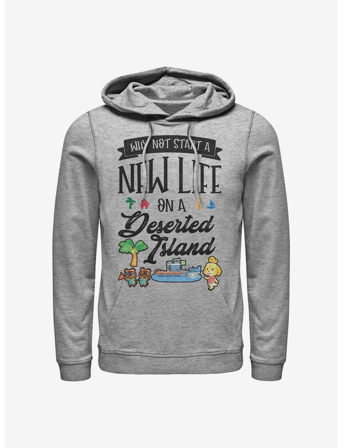 Animal Crossing Start A New Life Hoodie, ATH HTR, hi-res