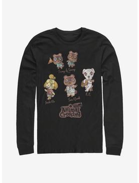 Plus Size Animal Crossing Character Textbook Long-Sleeve T-Shirt, , hi-res
