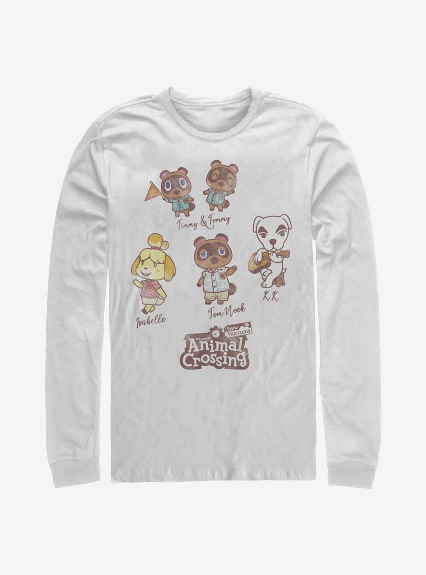 Animal Crossing Character Textbook Long-Sleeve T-Shirt, , hi-res