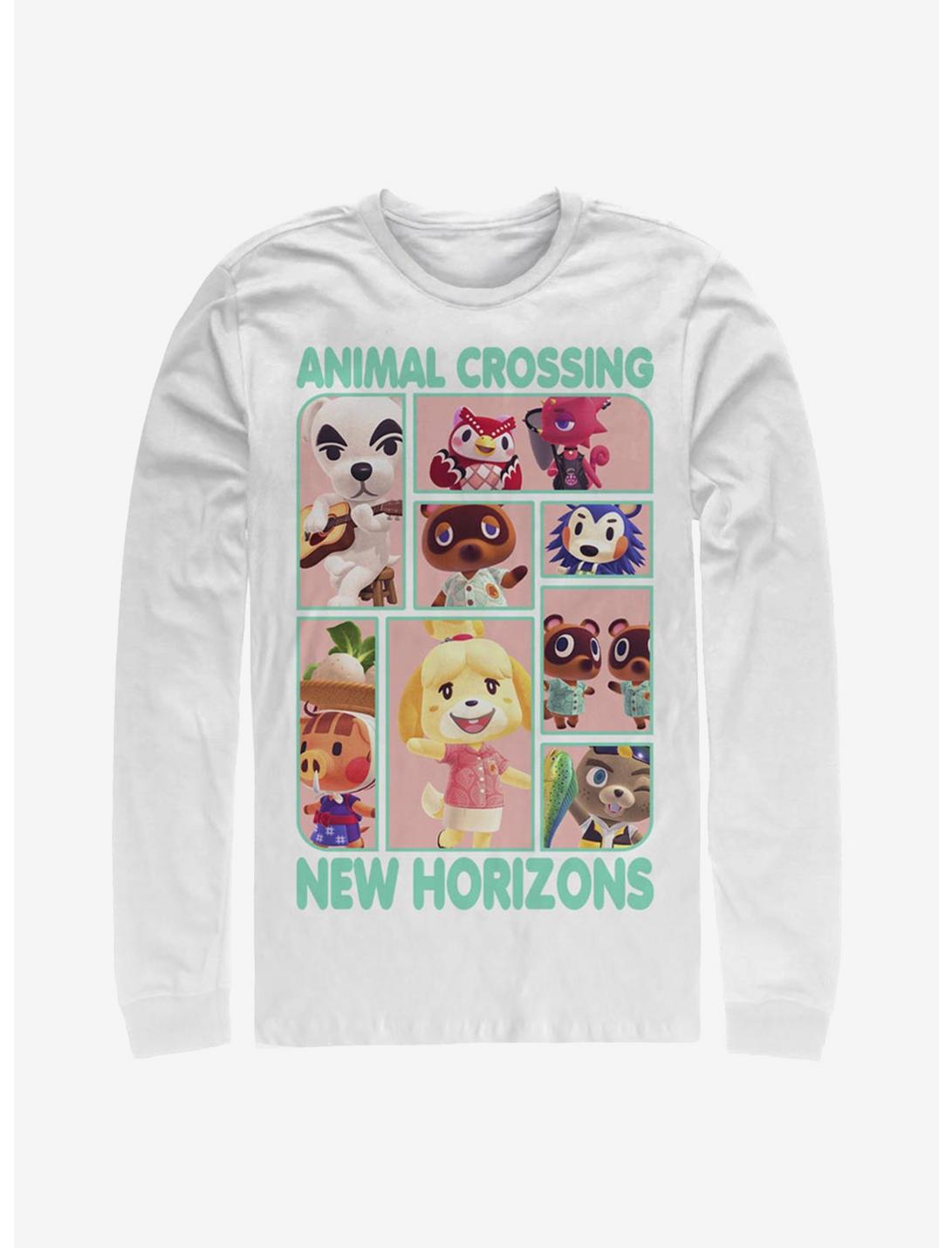 Animal Crossing New Horizons Box Up Long-Sleeve T-Shirt, WHITE, hi-res