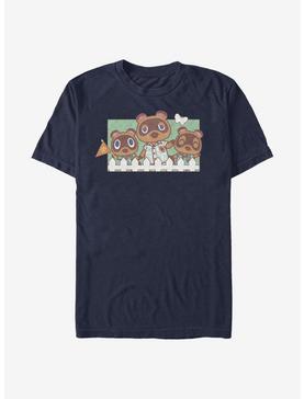 Animal Crossing Nook Family T-Shirt, NAVY, hi-res