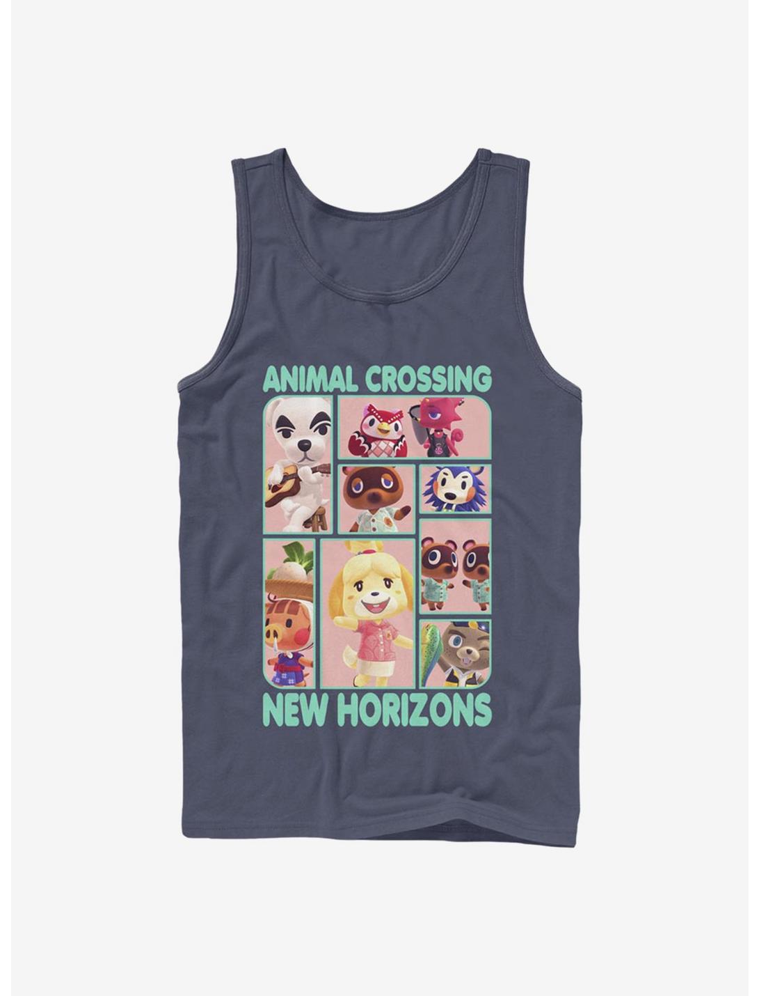 Animal Crossing New Horizons Box Up Tank, NAVY, hi-res