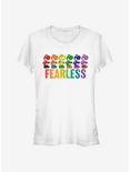 Super Mario Yoshi Fearless Girls T-Shirt, WHITE, hi-res