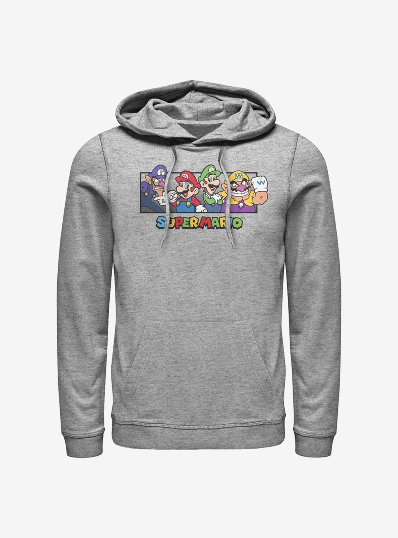 Nintendo Super Mario All The Bros Hoodie, ATH HTR, hi-res