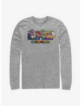 Super Mario All The Bros Long-Sleeve T-Shirt, , hi-res