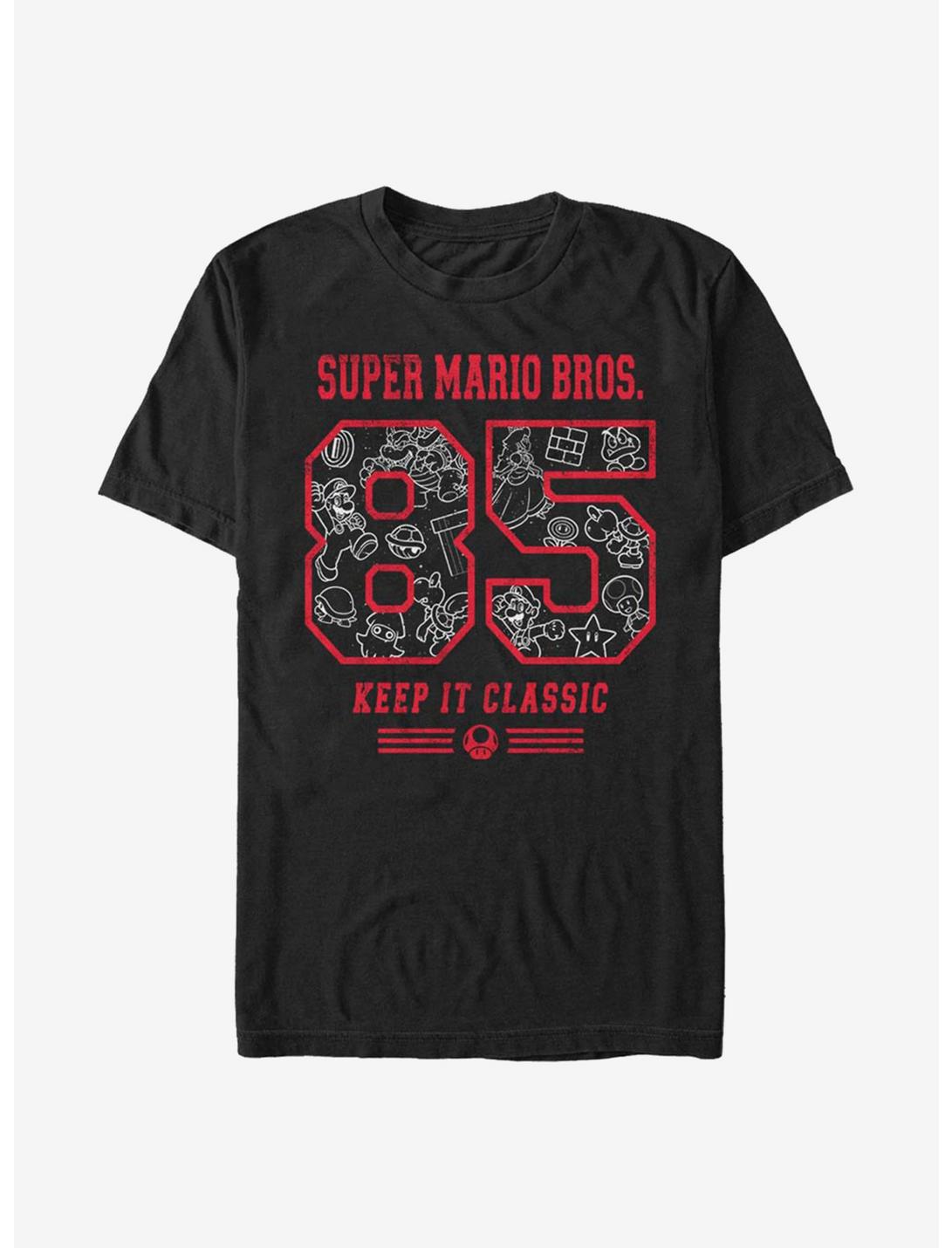 Super Mario 85 Collage T-Shirt, BLACK, hi-res