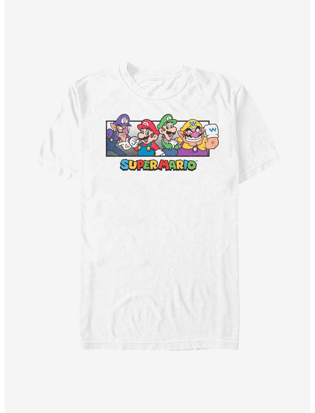 Super Mario All The Bros T-Shirt, WHITE, hi-res