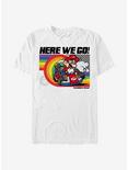 Super Mario Rainbow Road Pride T-Shirt, WHITE, hi-res
