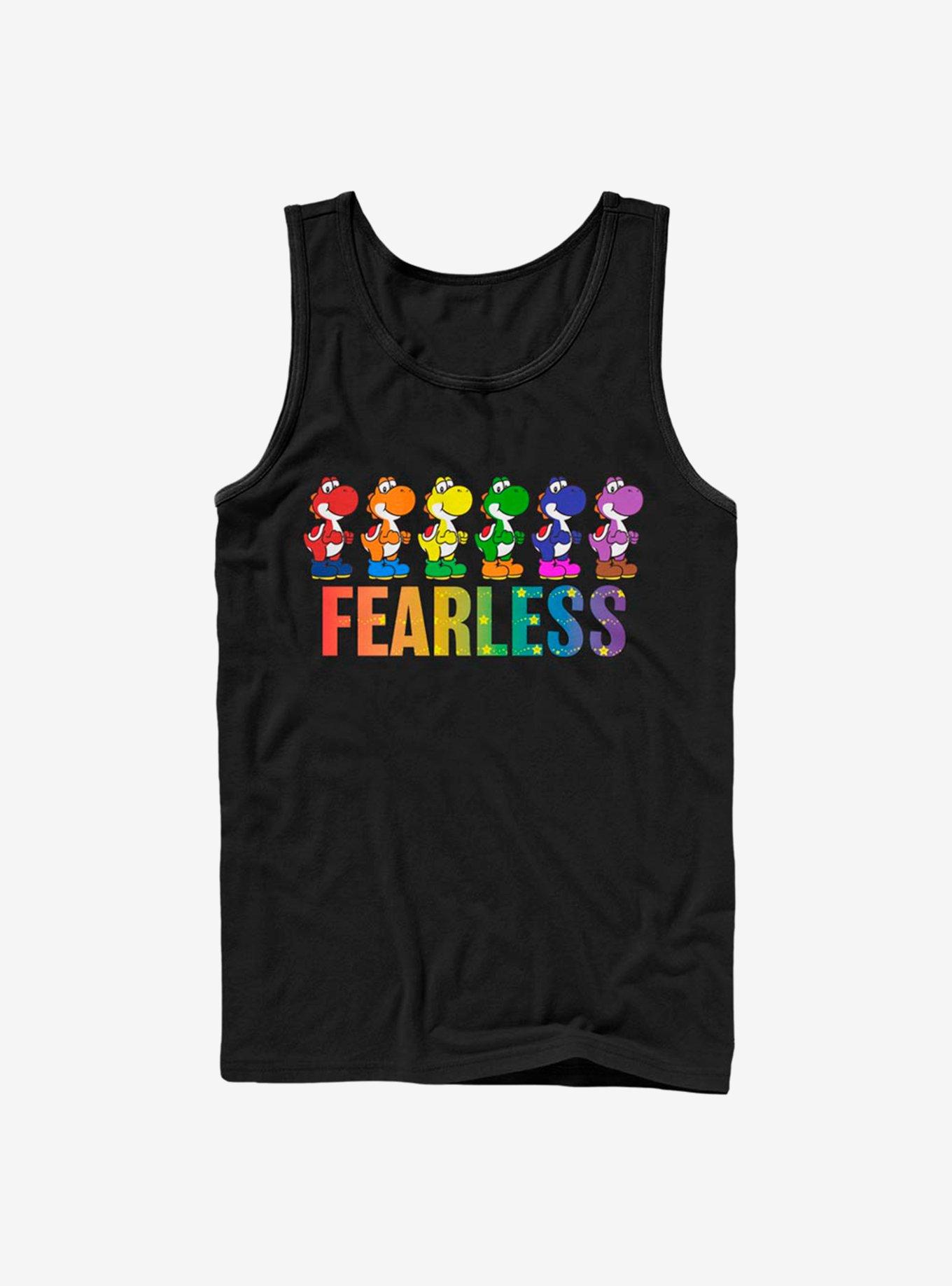 Super Mario Yoshi Fearless Tank, BLACK, hi-res