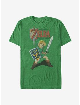 The Legend Of Zelda Past Front T-Shirt, KEL HTR, hi-res