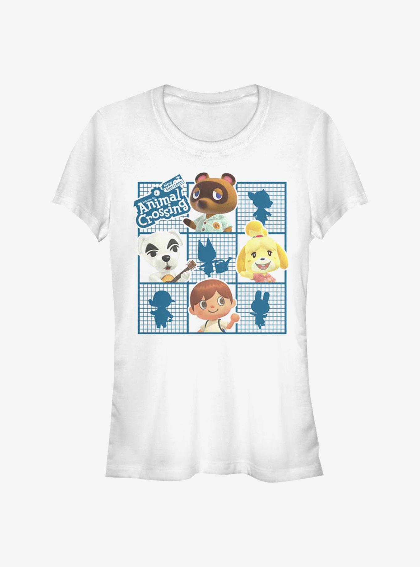 Animal Crossing Character Grid Girls T-Shirt, , hi-res