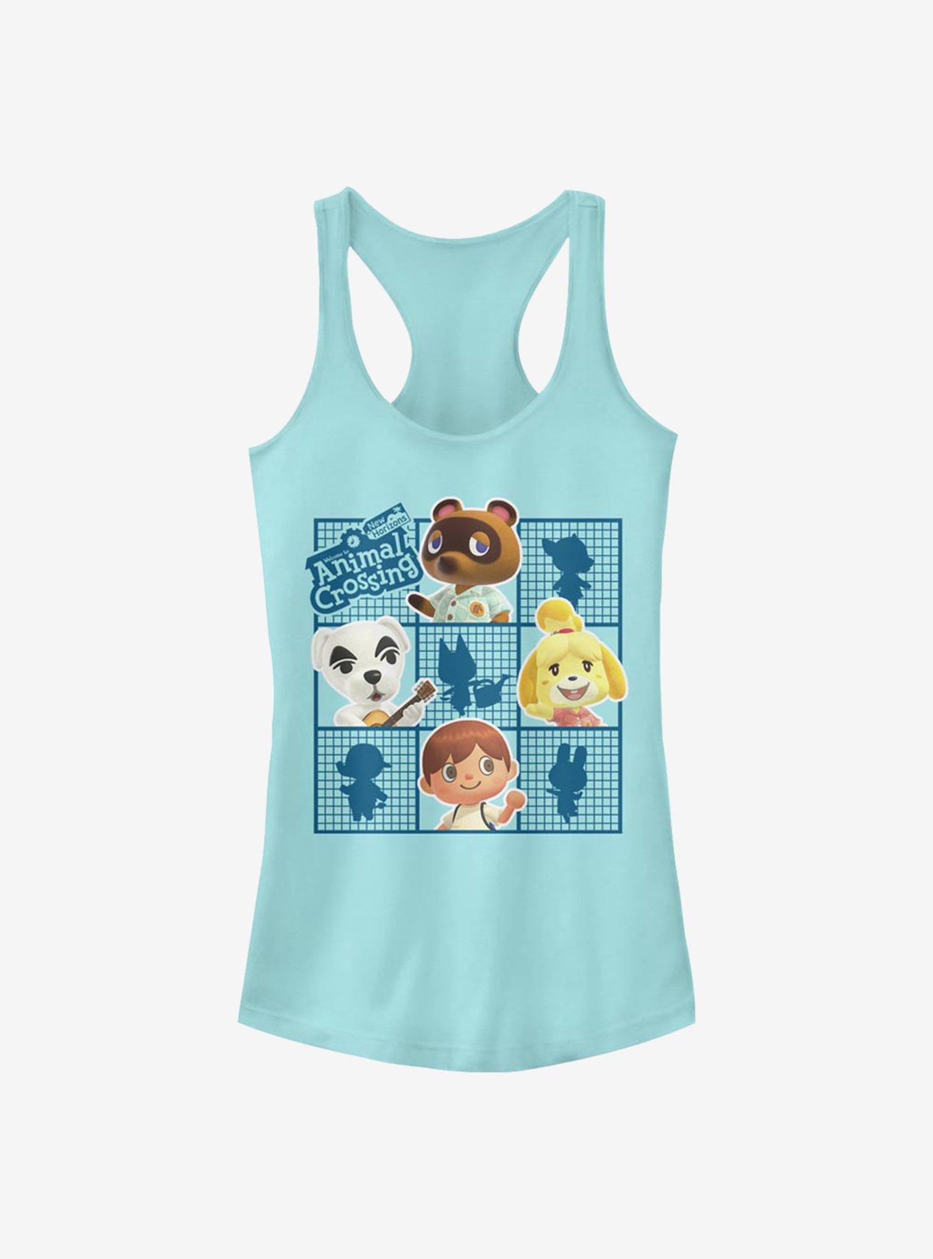 Animal Crossing Character Grid Girls Tank, CANCUN, hi-res