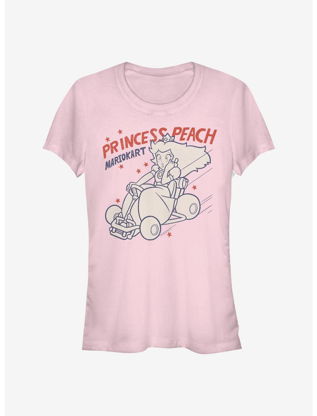 Super Mario Peach Kart Girls T-Shirt, LIGHT PINK, hi-res