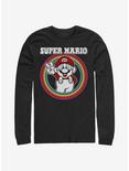 Super Mario Rainbow Mario Long-Sleeve T-Shirt, BLACK, hi-res