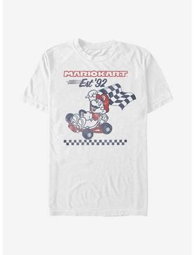 Super Mario Retro Racing T-Shirt, WHITE, hi-res