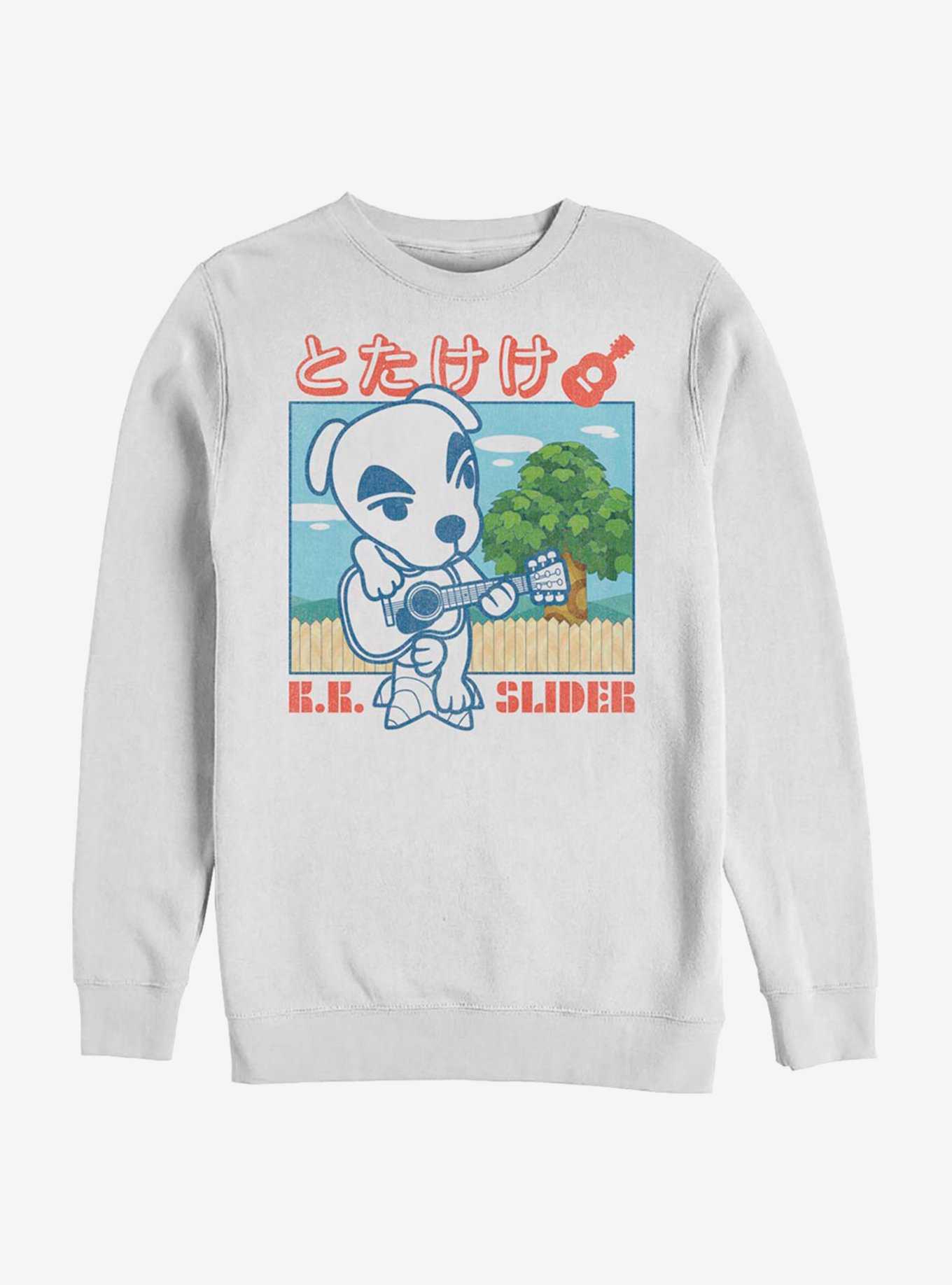 Animal Crossing Totakeke Crew Sweatshirt, WHITE, hi-res