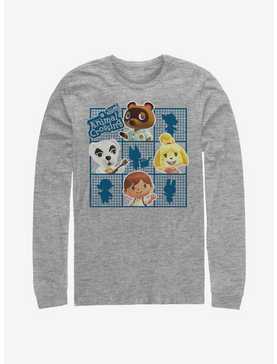 Animal Crossing Character Grid Long-Sleeve T-Shirt, , hi-res