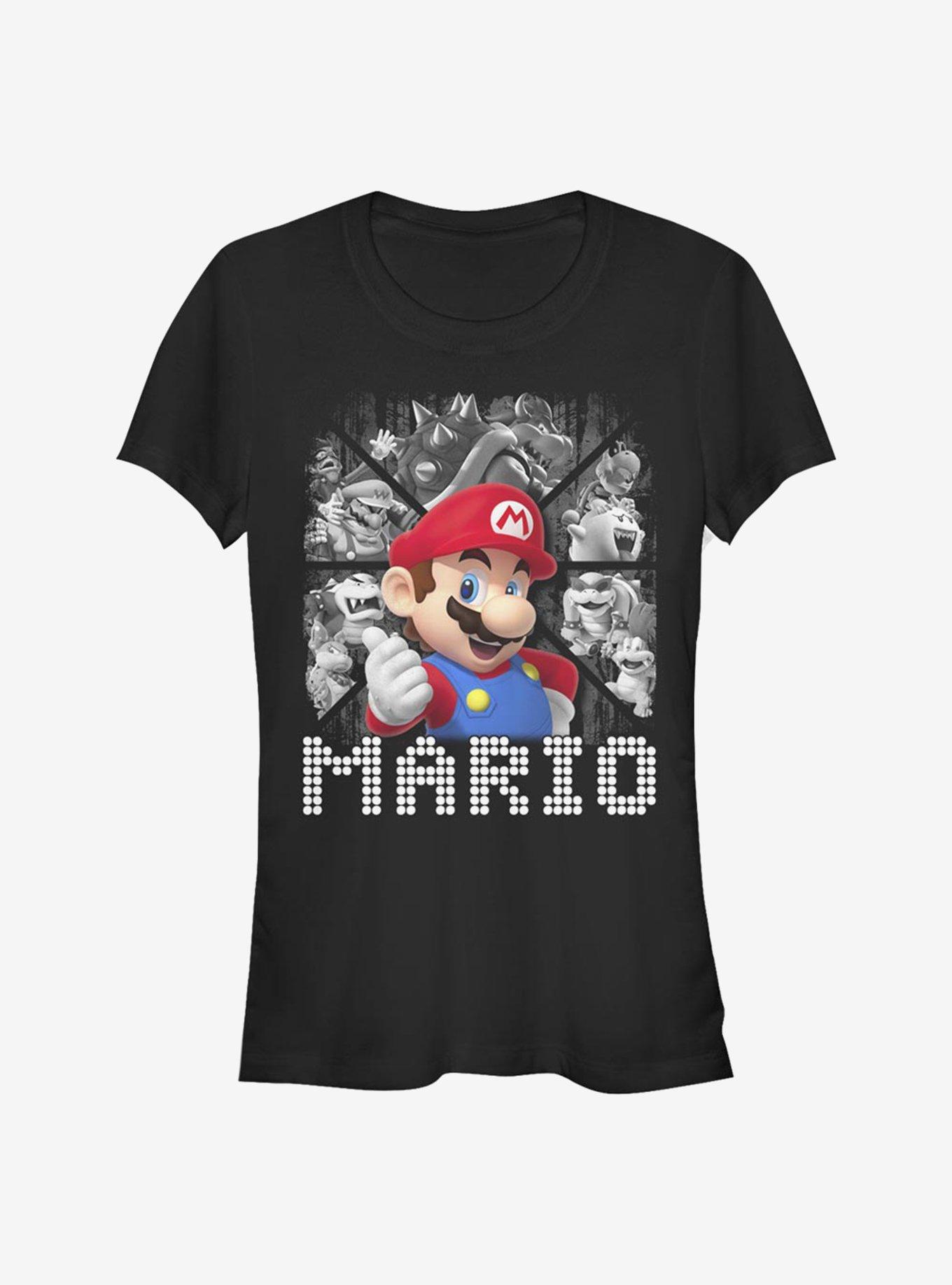 Super Mario Buddies Girls T-Shirt, BLACK, hi-res