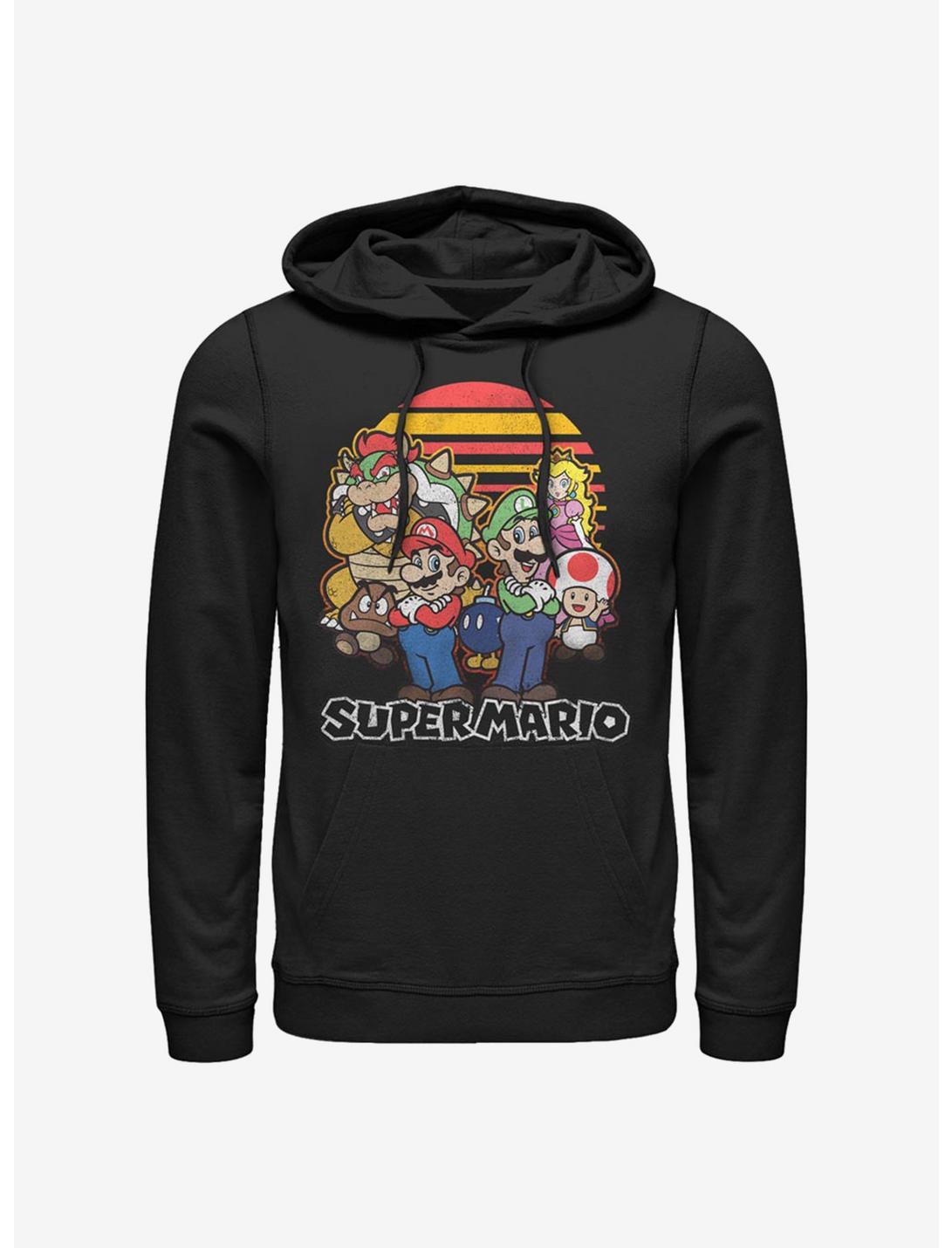 Super Mario Group Hoodie, BLACK, hi-res